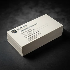 Complimentary Slips