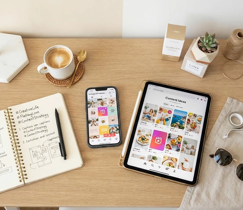 AI-generated Pinterest pins and social posts created from a single product photo