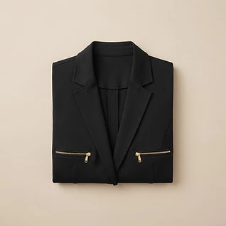Input product photo β a black stretch blazer