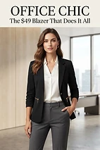 Office Chic: The $49 Blazer That Does It All