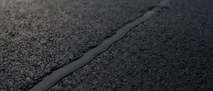 Sealed asphalt after Tar Czar treatment