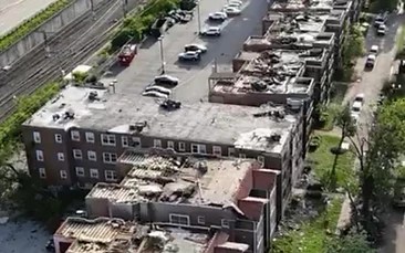 Top Dog Contracting storm restoration project