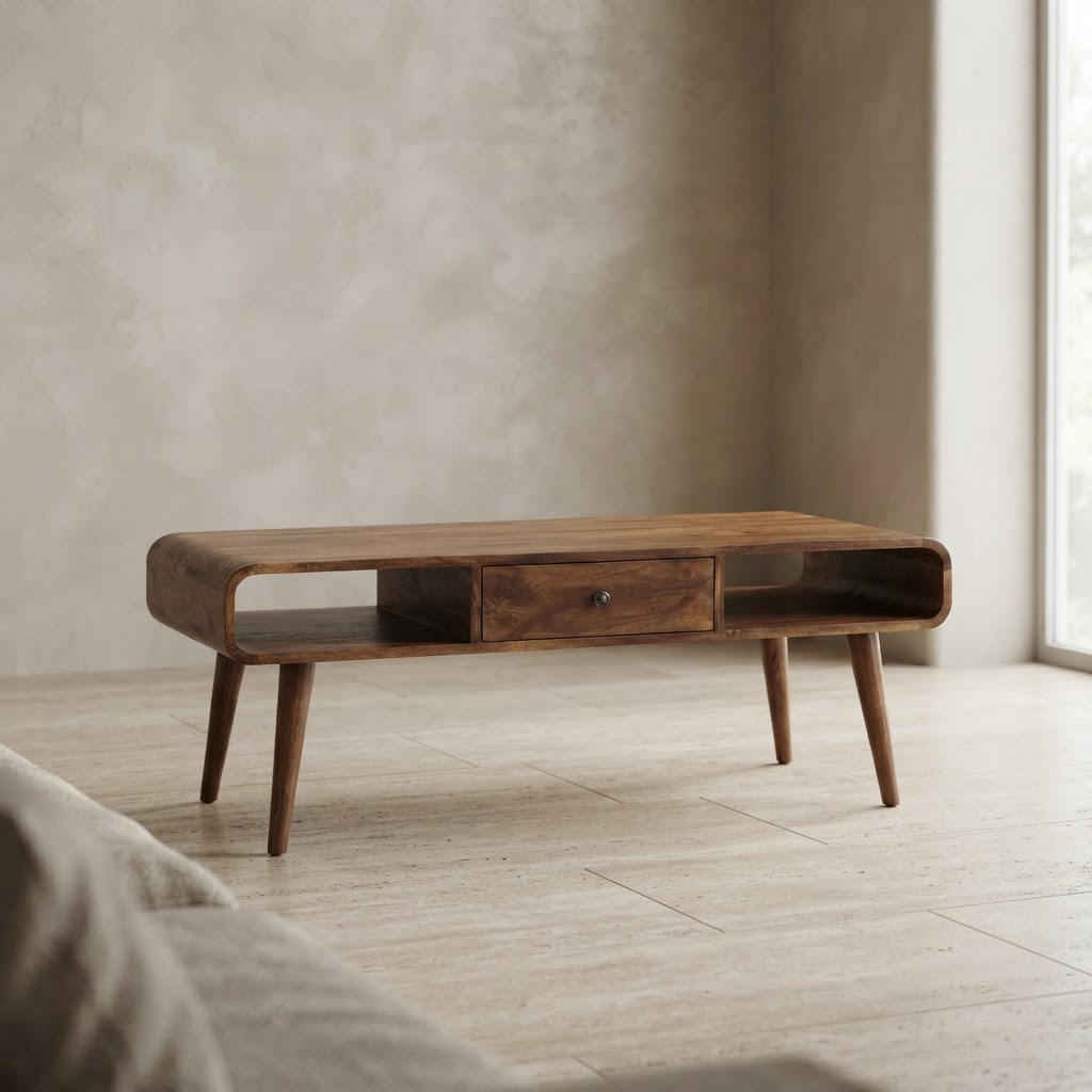Avora 2 Drawer Chestnut Coffee Table