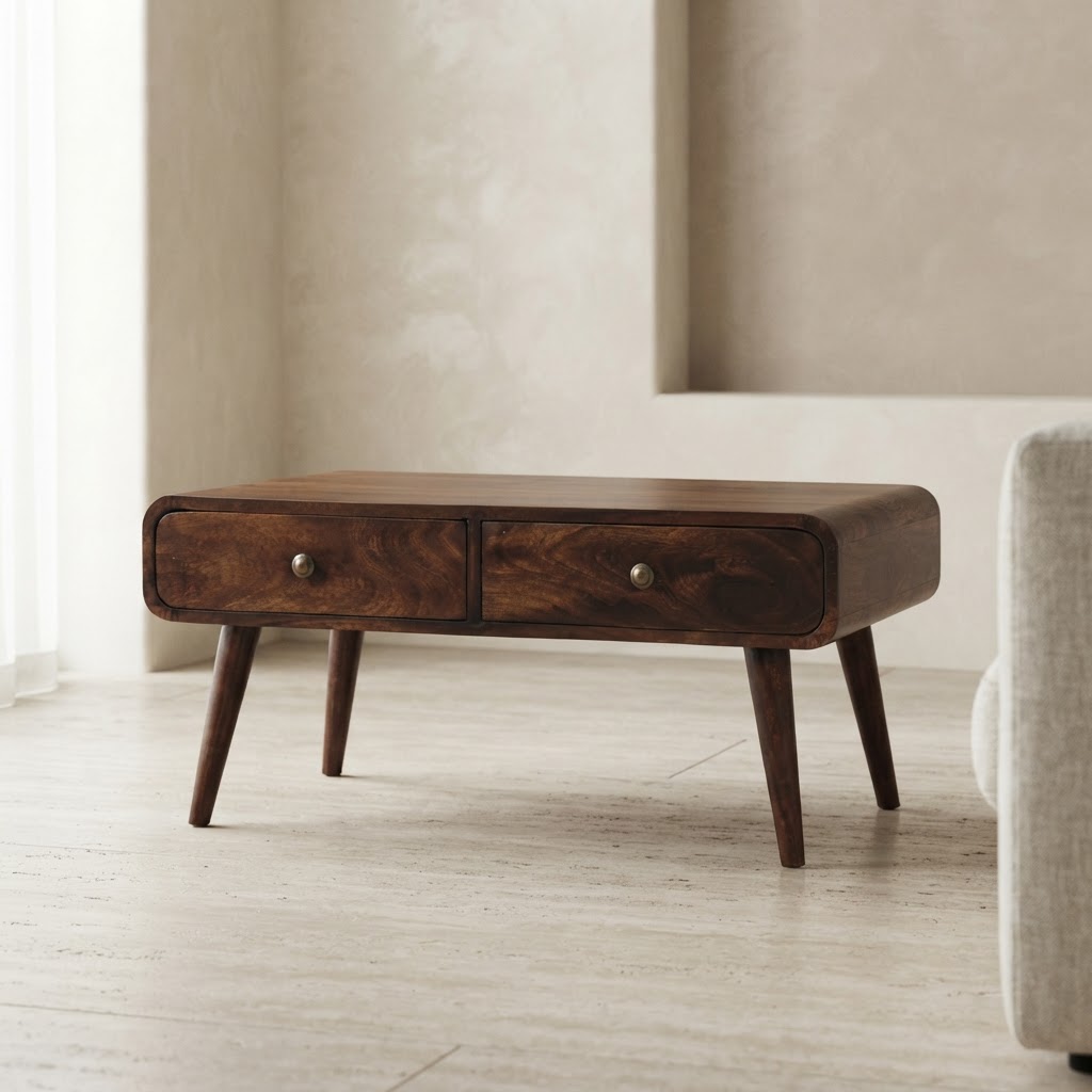 California Walnut Sonata Coffee Table