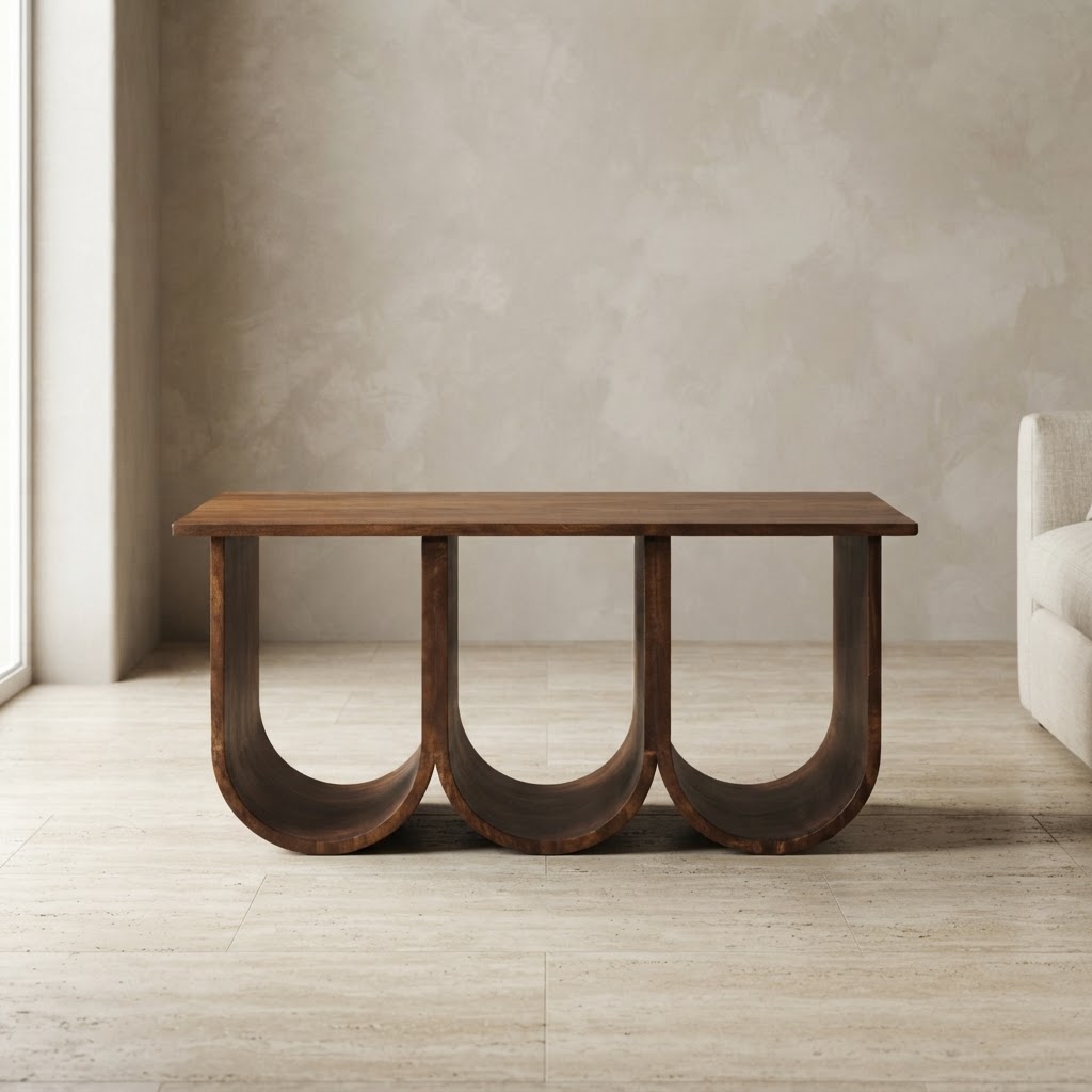 Triple Open Style Coffee Table