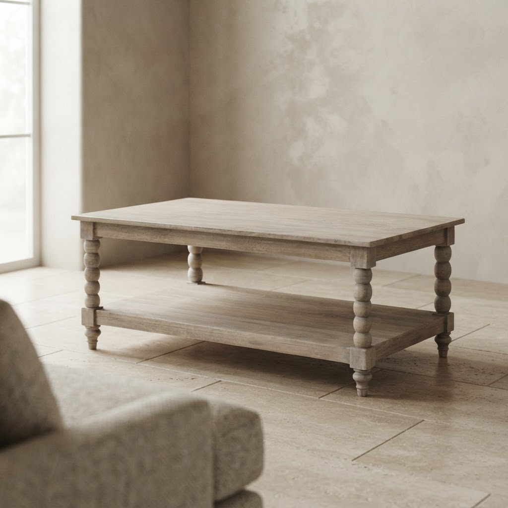Spindle Washed Coffee Table