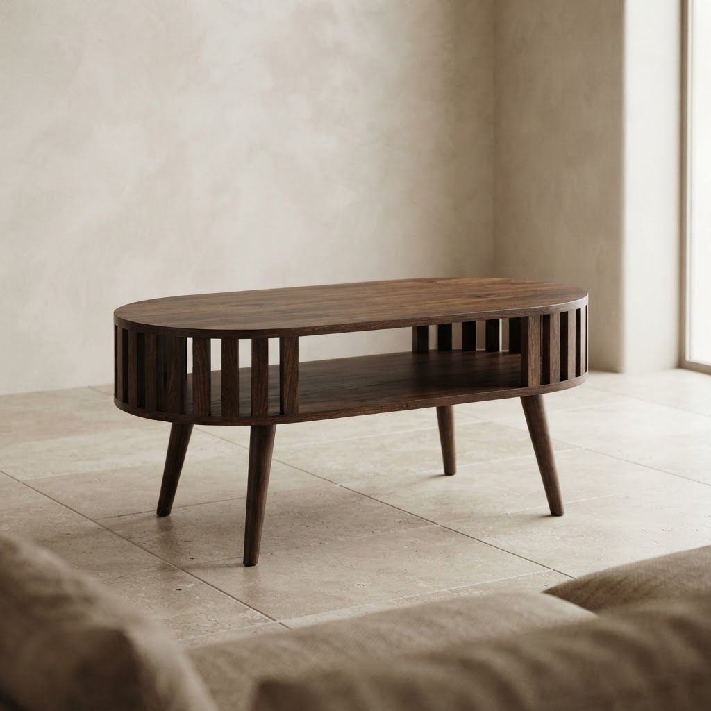 Ariella California Walnut Coffee Table