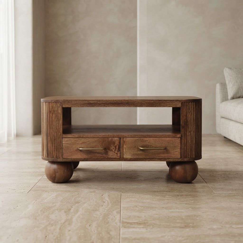 Briarwood Fluted Coffee Table