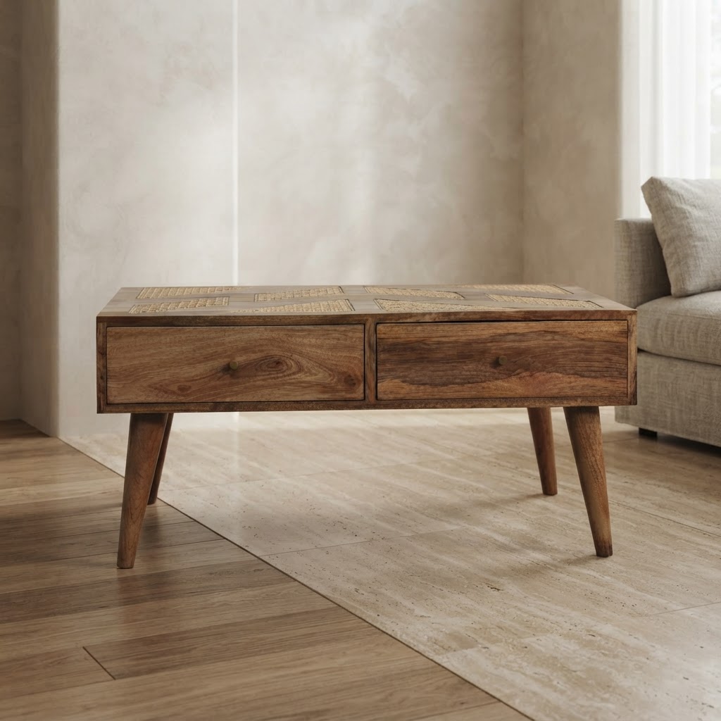 Woven Aztec Coffee Table