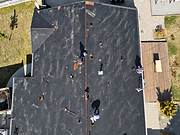 Roof Replacement before — existing roof condition in California