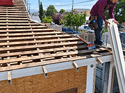 Trim and Detail Work after — Principal Roofs Services roofing work in progress