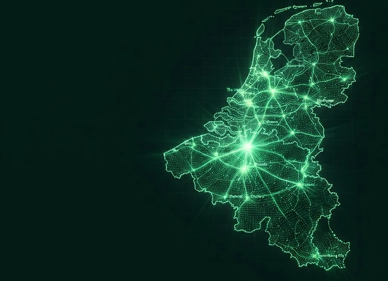 Virtual Power Plant netwerkkaart Benelux
