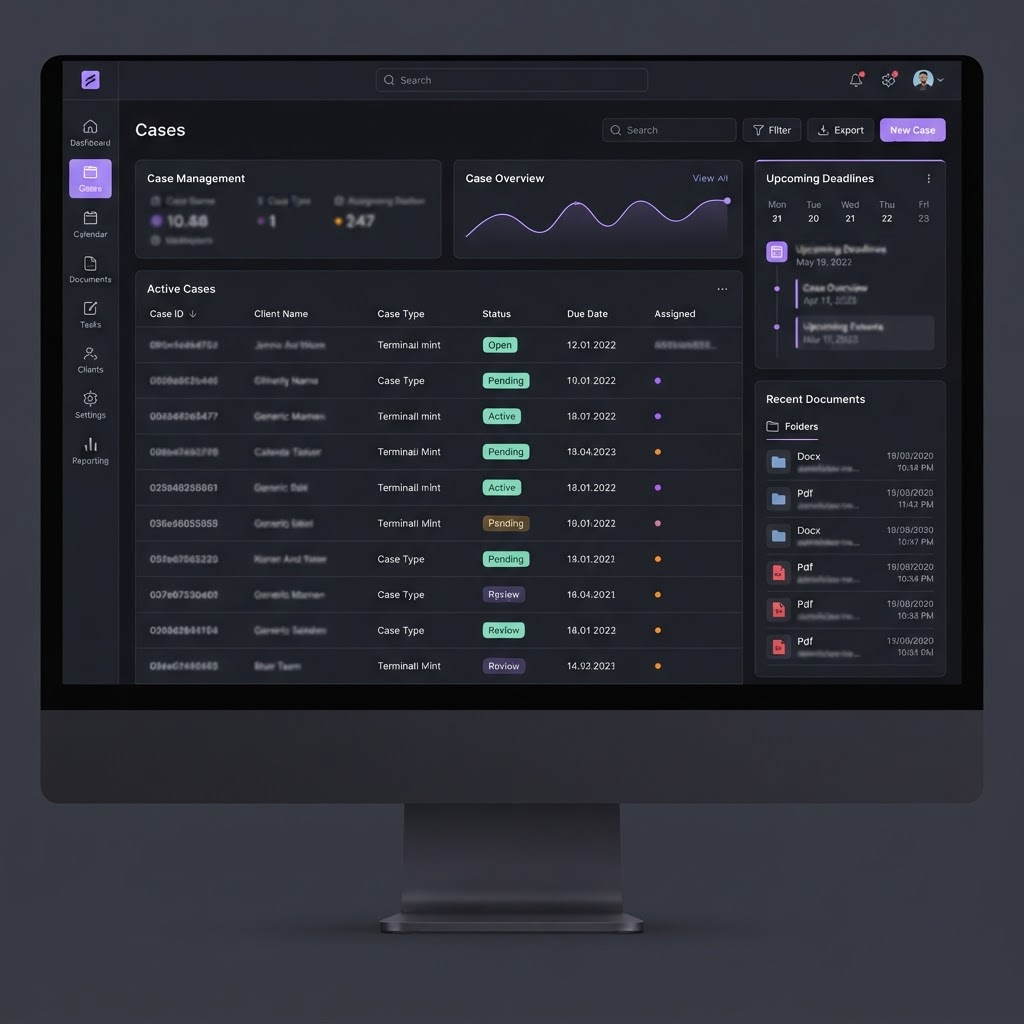Interface de Escritórios de Advocacia