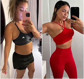 Transformação antes e depois — recruta 2