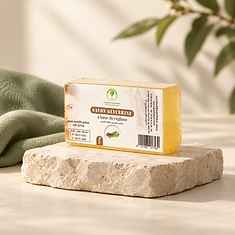 Savon glycérine à la réglisse — cosmétique naturelle du Maroc — 100 g — Arij Al Ghaba — coopérative Arij Al Ghaba, Maroc