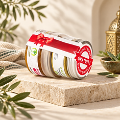 Lot promotionnel 2 pots — cosmétique naturelle du Maroc — 4 pièces liées — Arij Al Ghaba — coopérative Arij Al Ghaba, Maroc