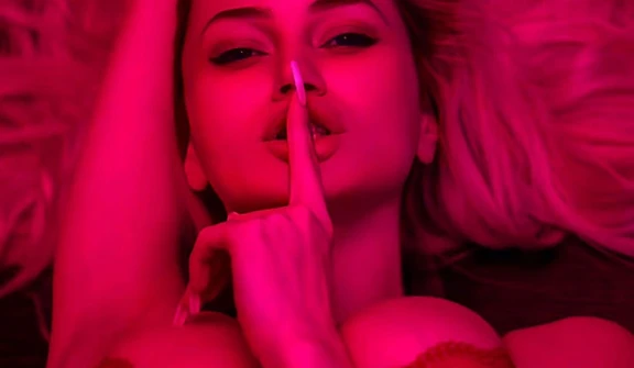 PeepShow Bar Varna performer in pink light