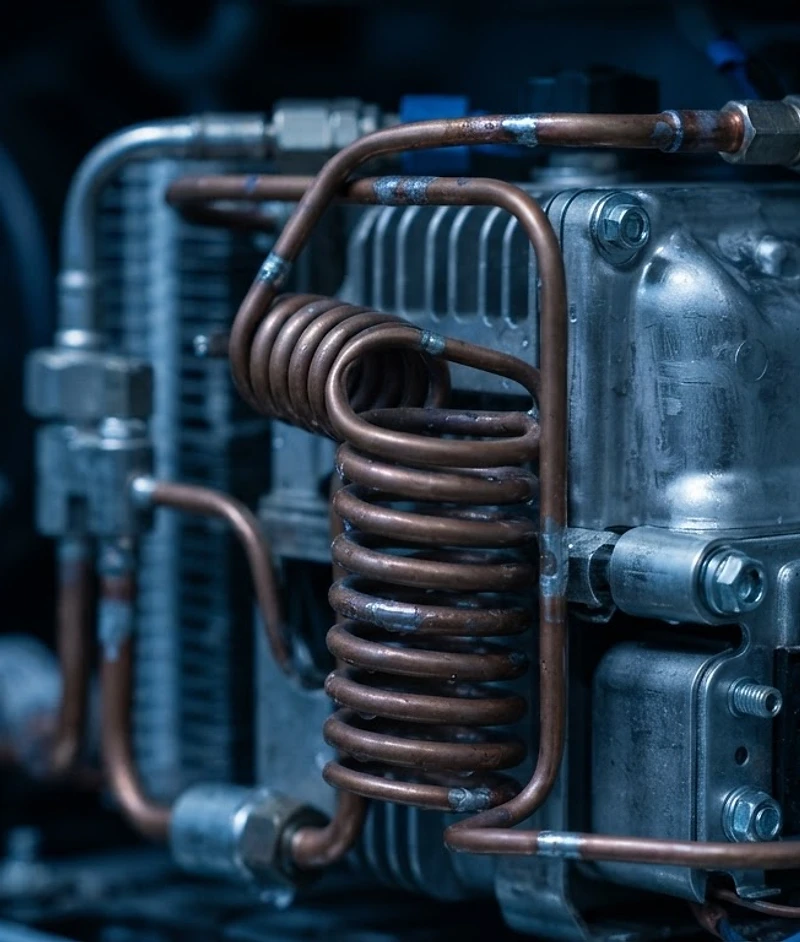 LG Inverter Linear Compressor macro detail
