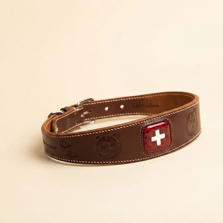 Collier Croix Suisse — Le Bouvier Bernois