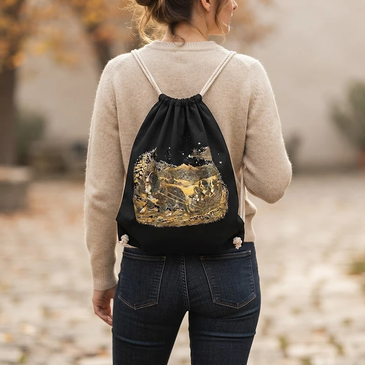 Sac de gym — Attelage doré