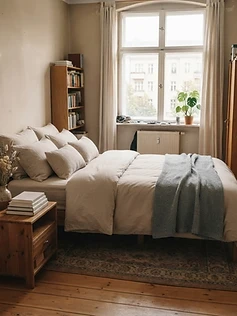 Organised interior detail
