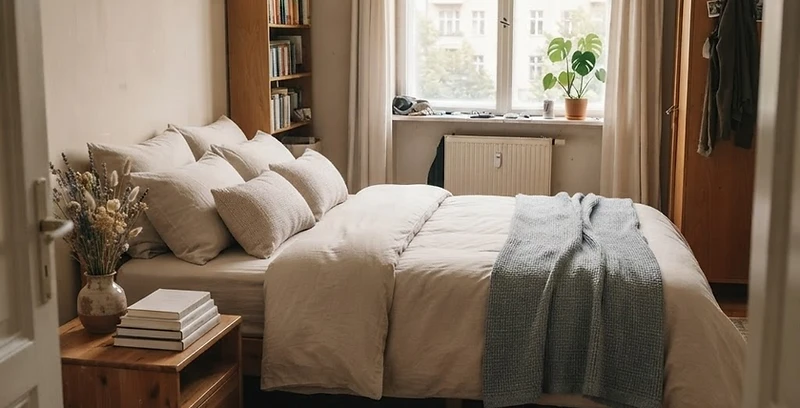 Serene styled bedroom