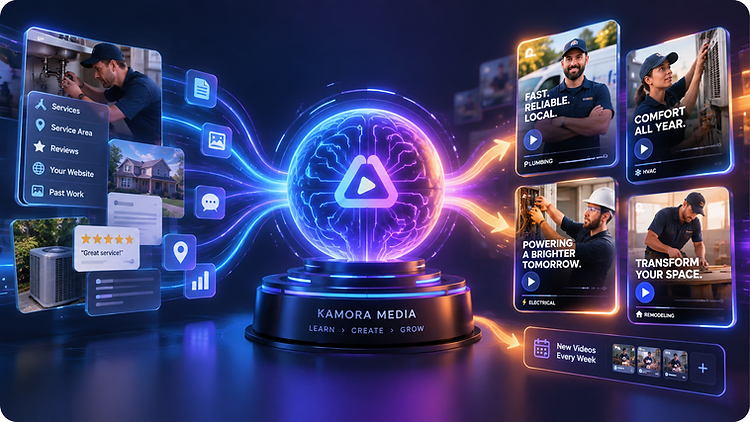 AI-generated video ad preview