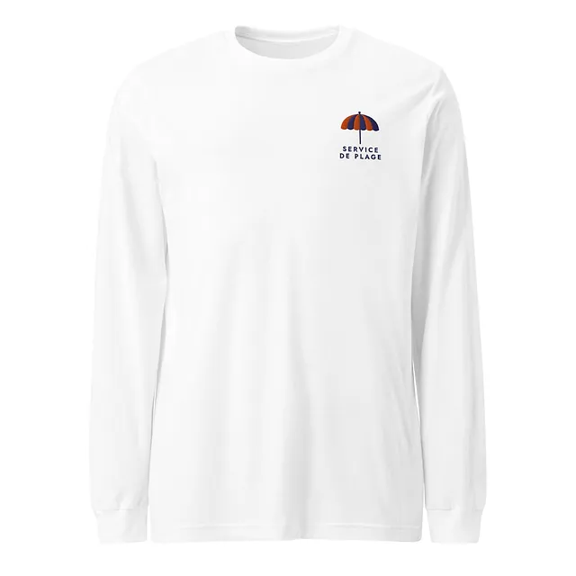 T-shirt manches longues « Service de Plage »
