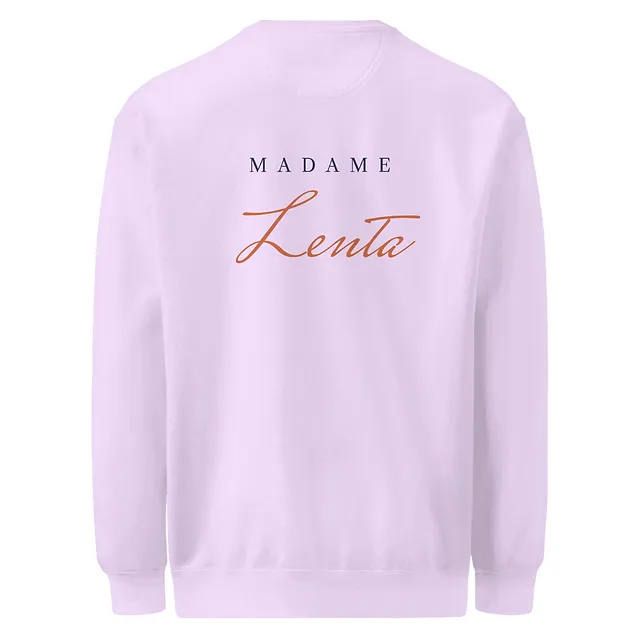Villa Lenta — Sweat « Madame Lenta », Orchidée