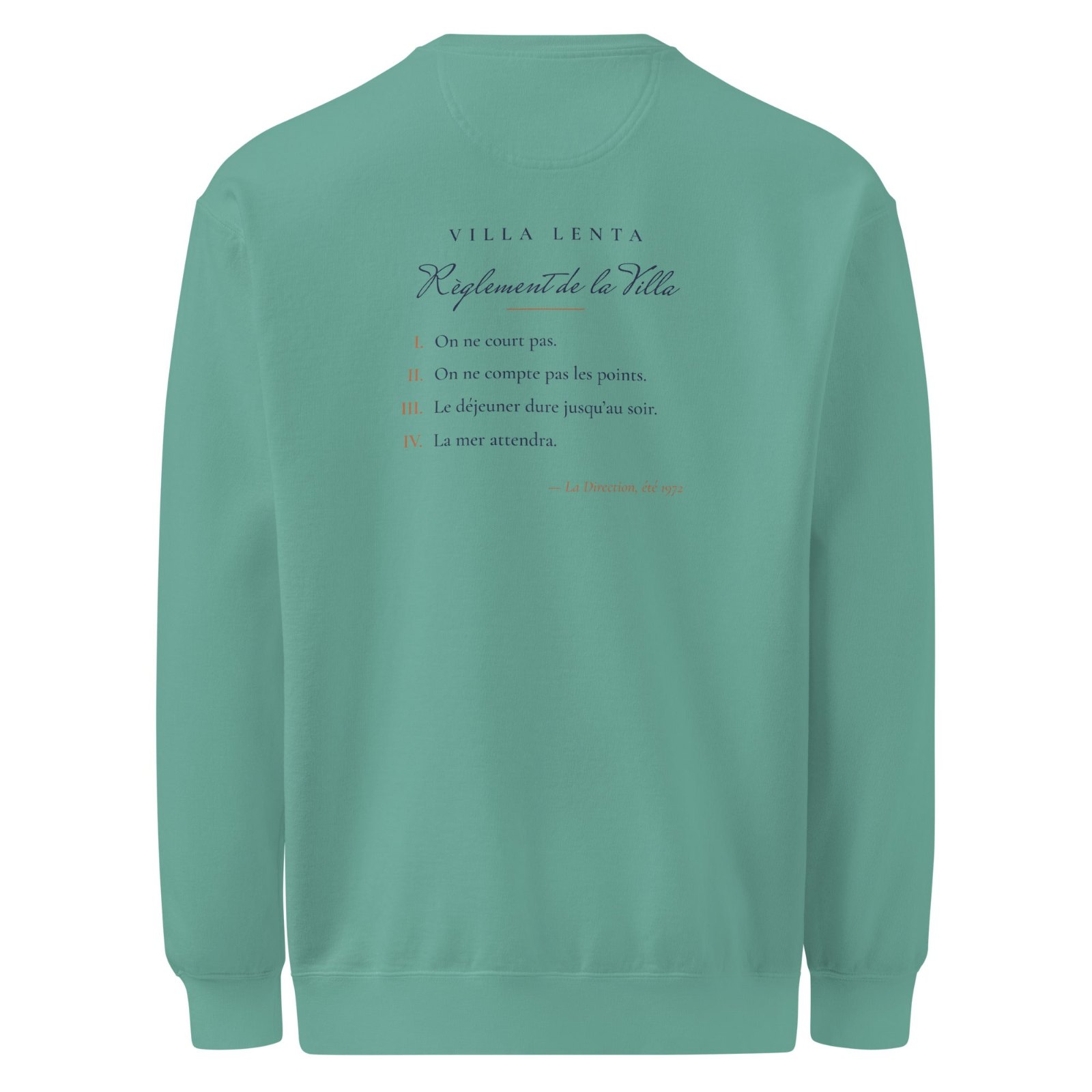 Sweat « Le Règlement »