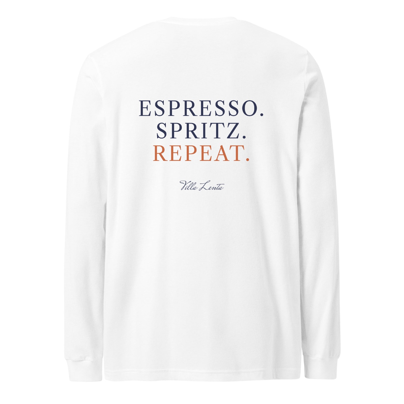 Villa Lenta — T-shirt manches longues « Espresso Spritz Repeat »