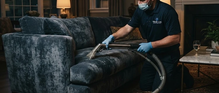 Upholstery & Carpet Cleaning — representative Velocity Estate Services work
