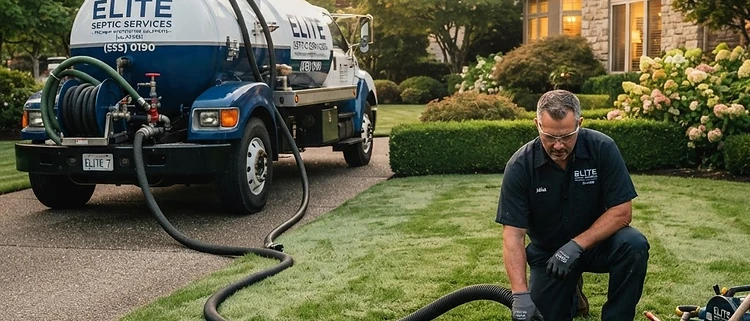 Sanitation (Septic Installs & Pump Outs) — representative Velocity Estate Services work