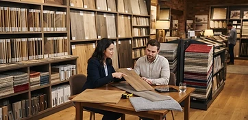 Materialberatung und Verkauf