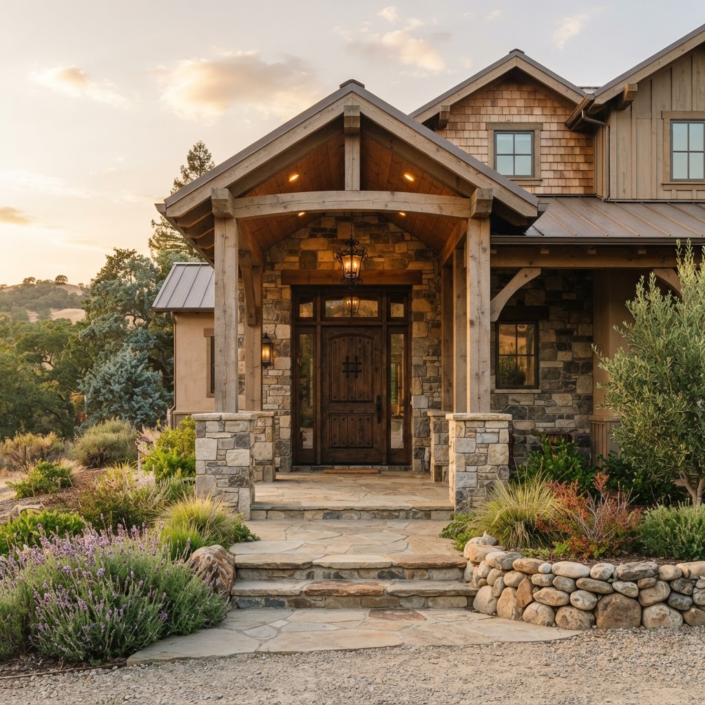 Custom home entry