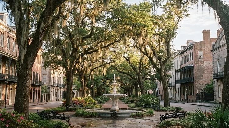Savannah Squares Walking Tour: The Bull Street Route from River to Fountain