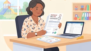 Stop Losing Money to Late Pickups with Automatic Late-Pickup Fees — late pickup fees