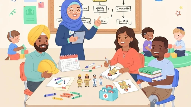 Community Helpers & Family Jobs: Preschool Lesson Plan — community helpers preschool lesson plan