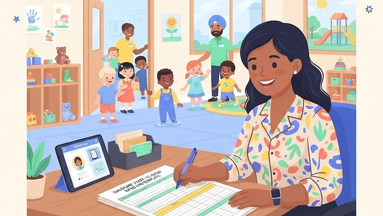 Childcare Staff-to-Child Ratio Log Template — childcare ratio log template
