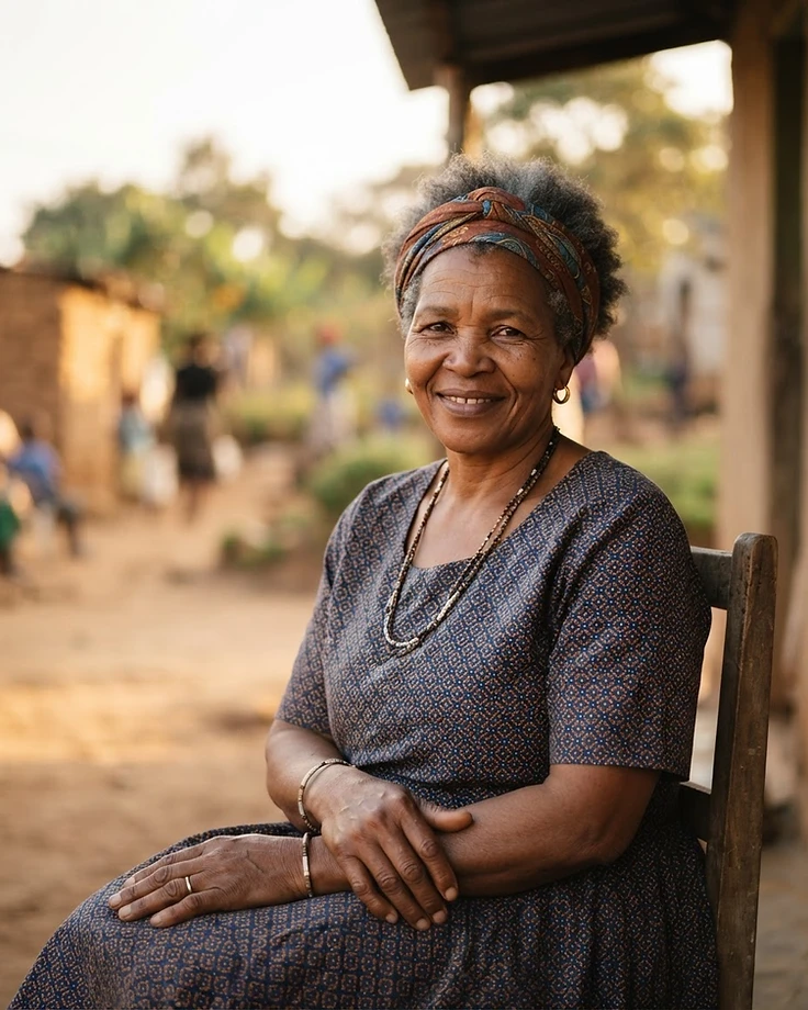 A woman whose story represents hope and resilience