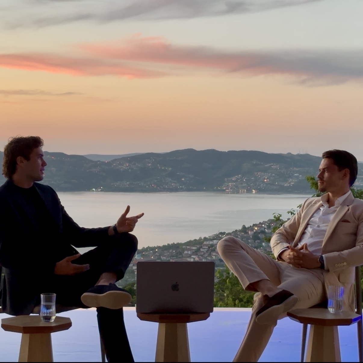 The two founders of AI Web Launchpad
