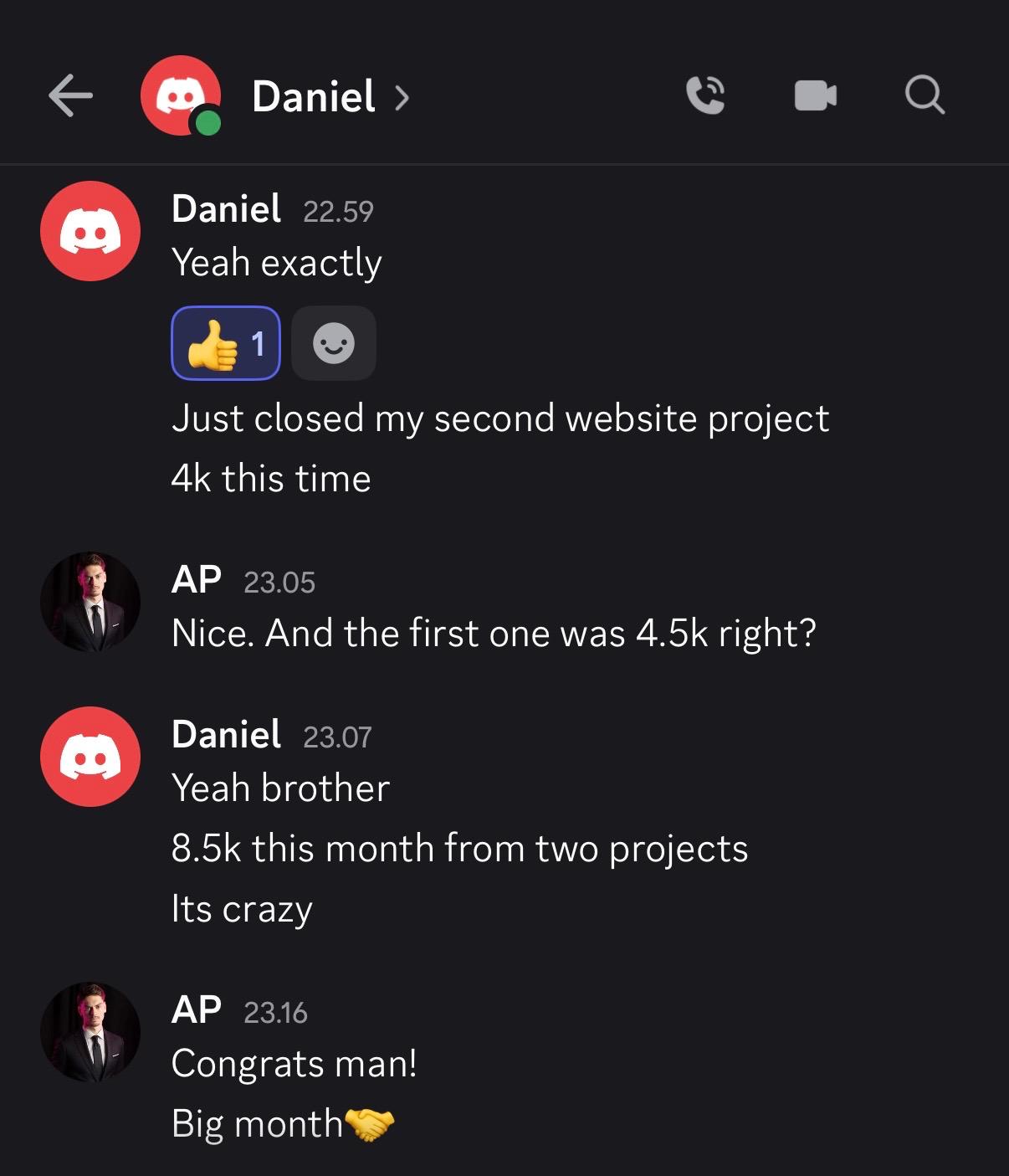 Agency client result 2