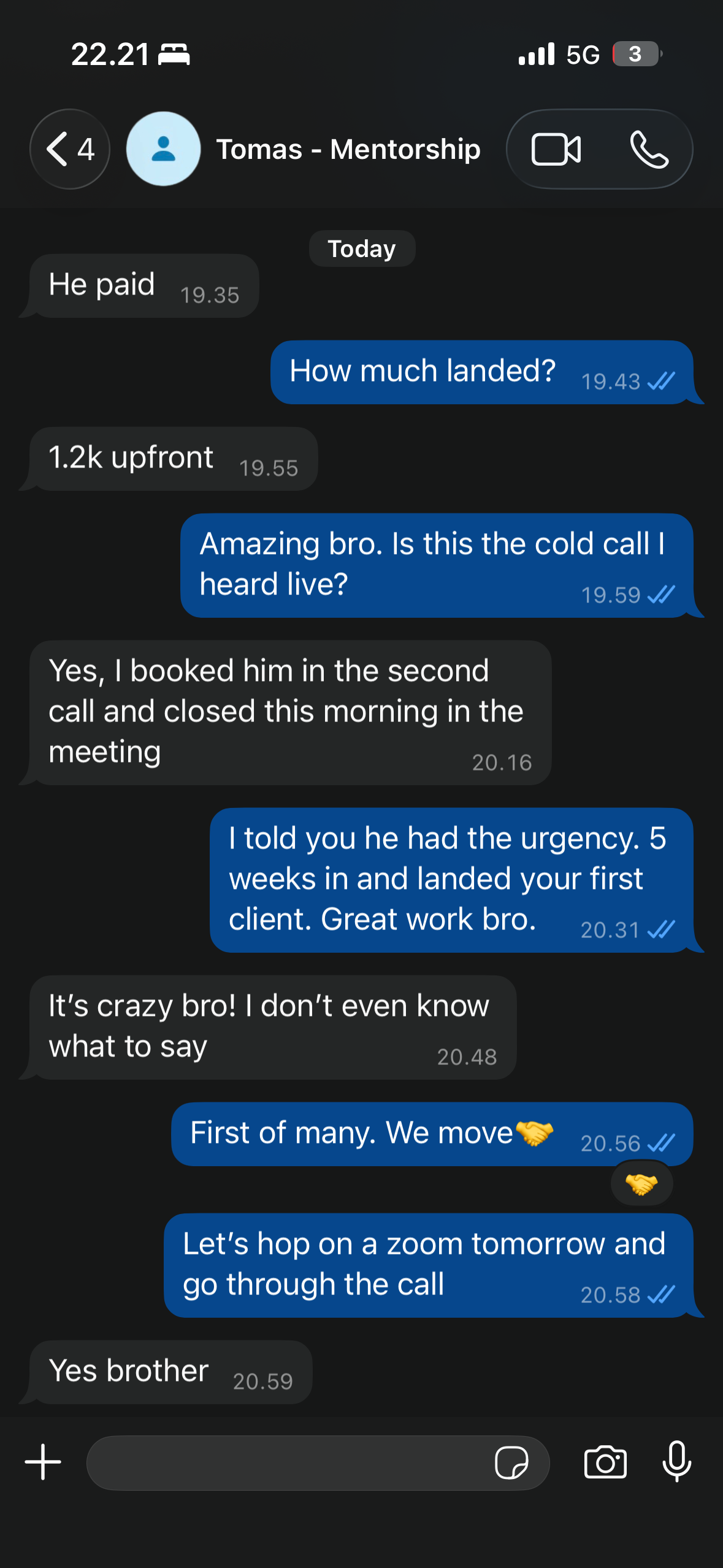 Agency client result 3