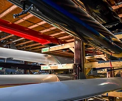 Inside the racks