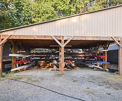 Boathouse 2 — the new storage addition