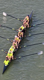 CYC women's eight at the Head of the Hooch 2024
