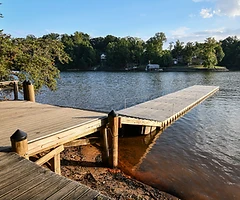The rowing launch dock