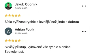 Recenze klienta na Google 7