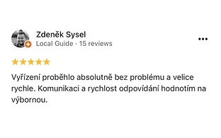 Recenze klienta na Google 4