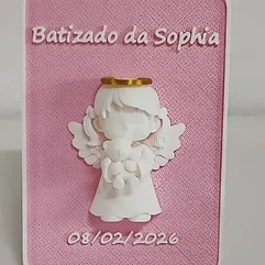 Placa de Batizado Personalizada